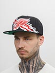 Бейсболка MITCHELL NESS арт. 6HSSSH22087-DRWBLCK Detroit Red Wings NHL (черный)